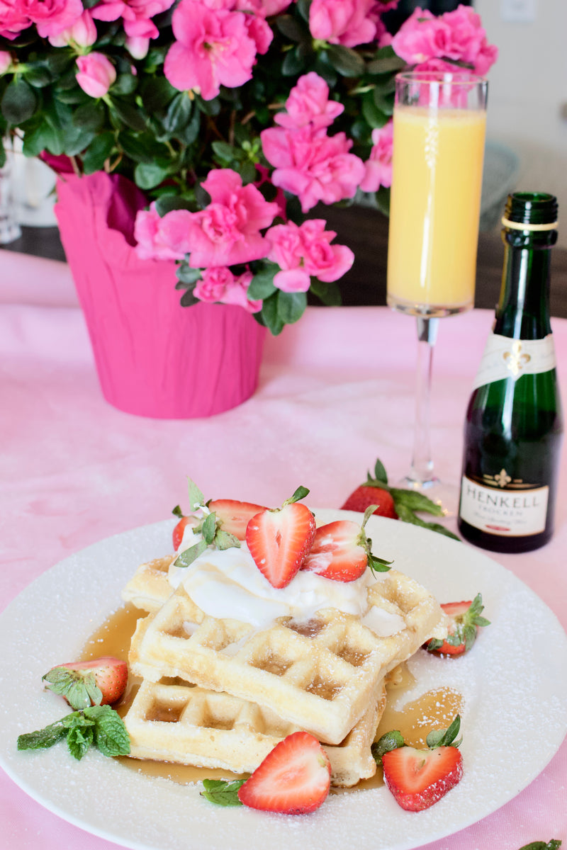 An Exquisite weekend of waffles and mimosas