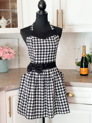 Houndstooth Party Girl Apron