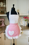 pink polka dot vintage darling apron