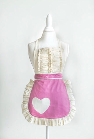 Beautiful vintage apron in pink (spring Vibes) – Sugarbabyaprons